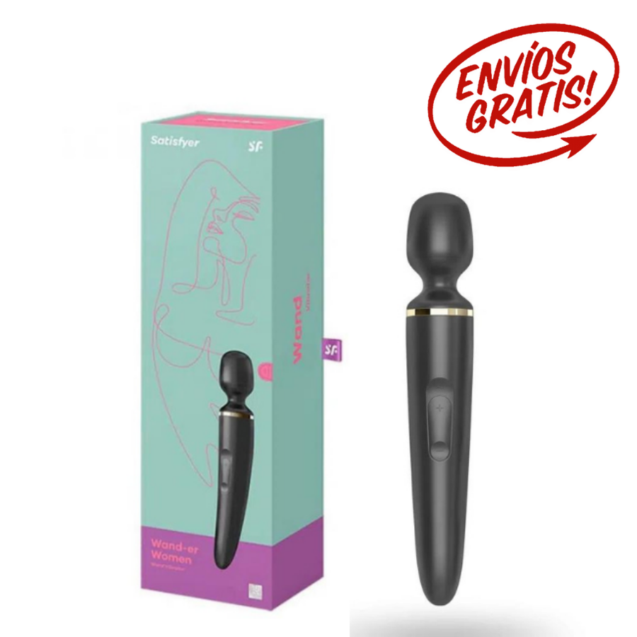 Satisfyer Wand-er Woman Hitachi Negro Masajeador 